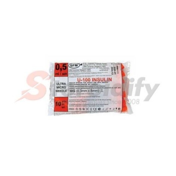 Insulin Syringes 10pcs SFM