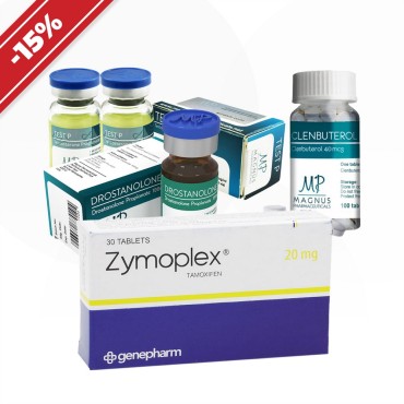 The course of drying: beginner [III]. Testosterone propionate, drostanolone and clenbuterol